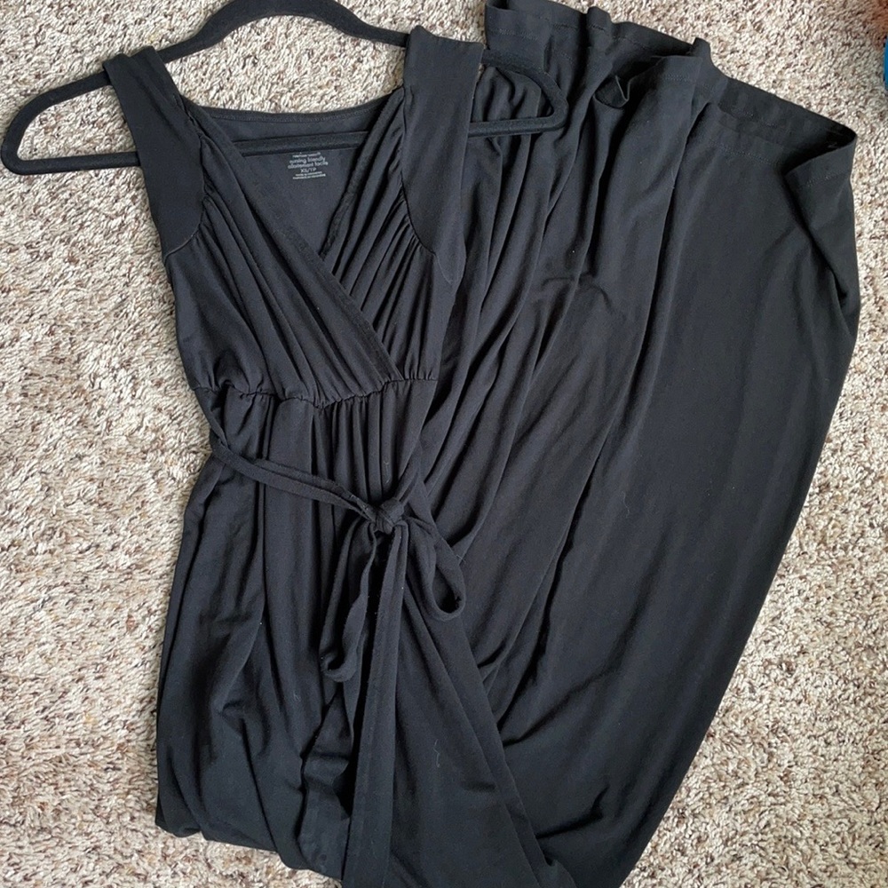 Liz Lange maternity and nursing black dress XS - Picture 2 of 10